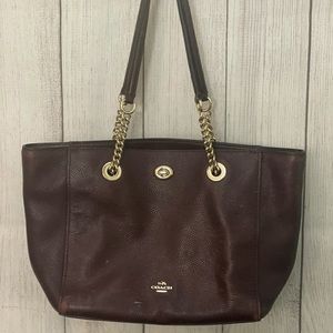 Coach chain purse.